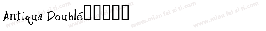 Antiqua Double字体转换